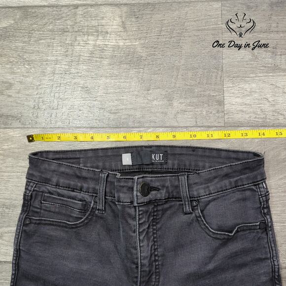 Kut from the Kloth Gray Skinny Jeans - Picture 3 of 6
